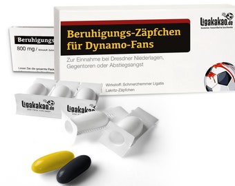 Soothing suppositories for Dynamo Dresden fans – Funny gift Fan article Gift idea Man Football Funny birthday