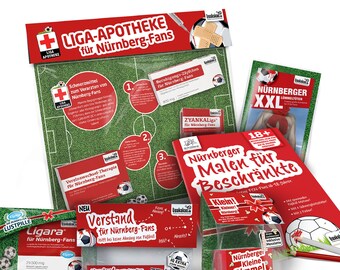 Maximal-Spaß-Paket für FC Nürnberg-Fans – Der Überraschungs-Hammer – Das witzigste Geschenk für Geburtstag & Party, Freund, Vater, Opa