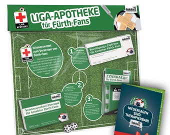 Liga-Apotheke für Greuther Fürth-Fans – Witziges Geschenk für Spvgg-Fans | Fanartikel Geschenkidee Mann Fußball Lustig Geburtstag