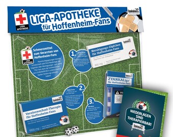 Liga-Apotheke für TSG Hoffenheim-Fans – Witziges Geschenk | Fanartikel Geschenkidee Mann Fußball Lustig Geburtstag Weihnachten