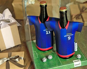 Beer cooler for FC Heidenheim fans as a gift set, football gift for the man, friend, father, grandpa – souvenirs for the garden party