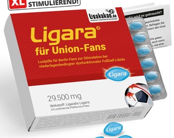 LIGARA for soccer fans with limited football libido | Pleasure pills | Joke article | Extra dosage for soccer fans