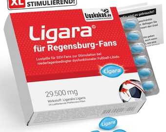 LIGARA for soccer fans with limited football libido | Pleasure pills | Joke article | Extra dosage for soccer fans