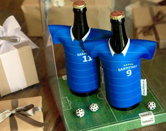 Beer cooler for Darmstadt 98 fans as a gift set, football gift for the man, friend, father, grandpa – souvenir for the garden party