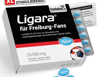 LIGARA for soccer fans with limited football libido | Pleasure pills | Joke article | Extra dosage for soccer fans