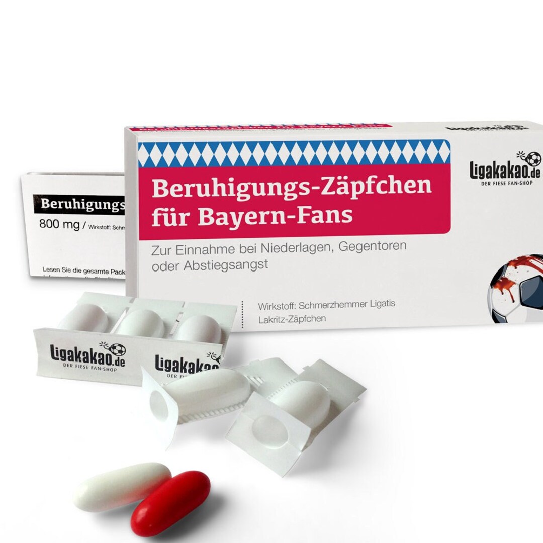 BeruhigungsZäpfchen für BayernFans Witziges Geschenk für Etsy.de