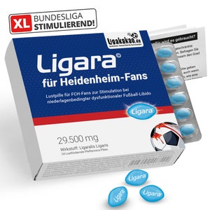 LIGARA for soccer fans with limited football libido Pleasure pills Joke article Extra dosage for soccer fans nur LIGARA