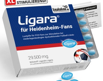 LIGARA for soccer fans with limited football libido | Pleasure pills | Joke article | Extra dosage for soccer fans