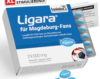 LIGARA for soccer fans with limited football libido | Pleasure pills | Joke article | Extra dosage for soccer fans