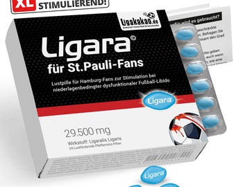 LIGARA for soccer fans with limited football libido | Pleasure pills | Joke article | Extra dosage for soccer fans