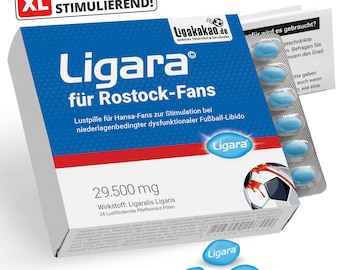 LIGARA for soccer fans with limited football libido | Pleasure pills | Joke article | Extra dosage for soccer fans