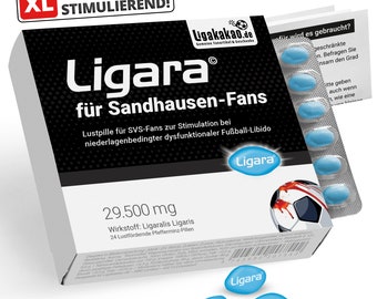 LIGARA for soccer fans with limited football libido | Pleasure pills | Joke article | Extra dosage for soccer fans