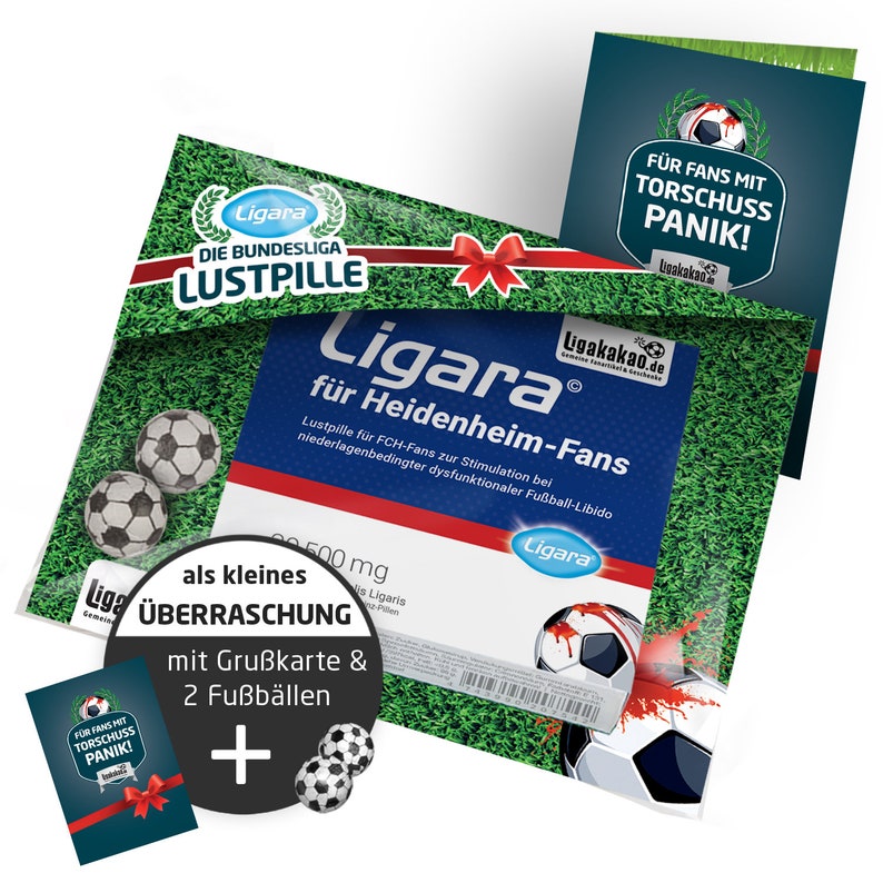 LIGARA for soccer fans with limited football libido Pleasure pills Joke article Extra dosage for soccer fans image 2