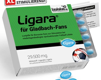 LIGARA for soccer fans with limited football libido | Pleasure pills | Joke article | Extra dosage for soccer fans