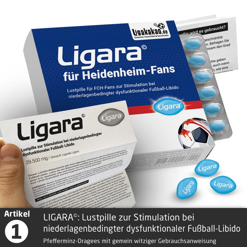 LIGARA for soccer fans with limited football libido Pleasure pills Joke article Extra dosage for soccer fans image 7