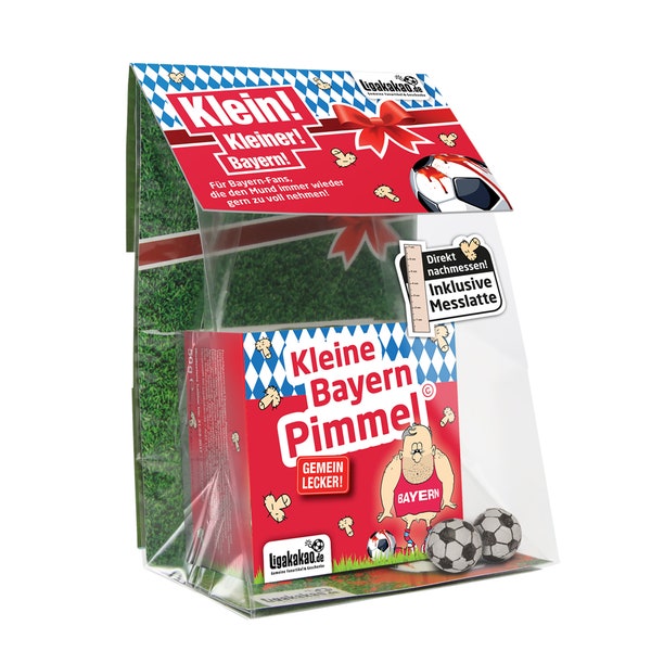 Kleine Pimmel für Bayern München-Fans – Witziges Geschenk für FCB-Fans | Fanartikel Geschenkidee Mann Fußball Lustig Geburtstag