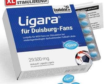 LIGARA for soccer fans with limited football libido | Pleasure pills | Joke article | Extra dosage for soccer fans