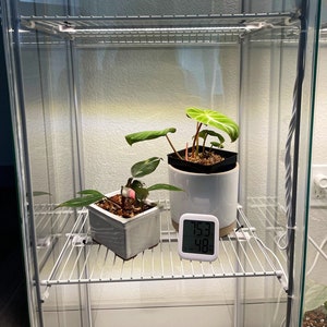 IKEA Detolf Wire Rack Shelf Inserts for DIY Indoor Greenhouse | Green House | Plant Shelf