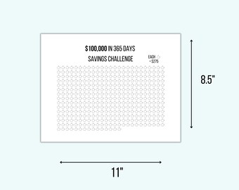 100days saving challenge スクエア 即購入OK 100 Day Savings Challenge - Digital Hygge