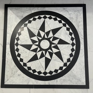 Floor Marble Medallion Polished