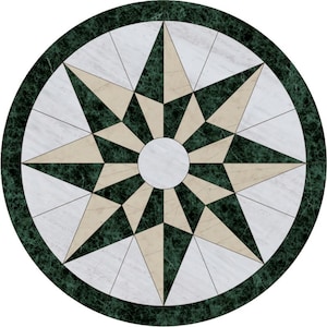 Floor Marble Medallion Tile
