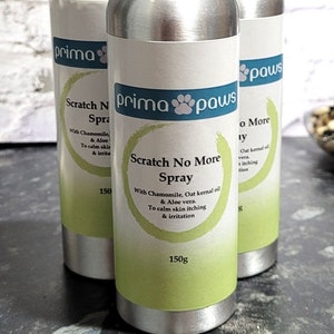 Scratch No More, dog anti-itch spray, natural, handmade