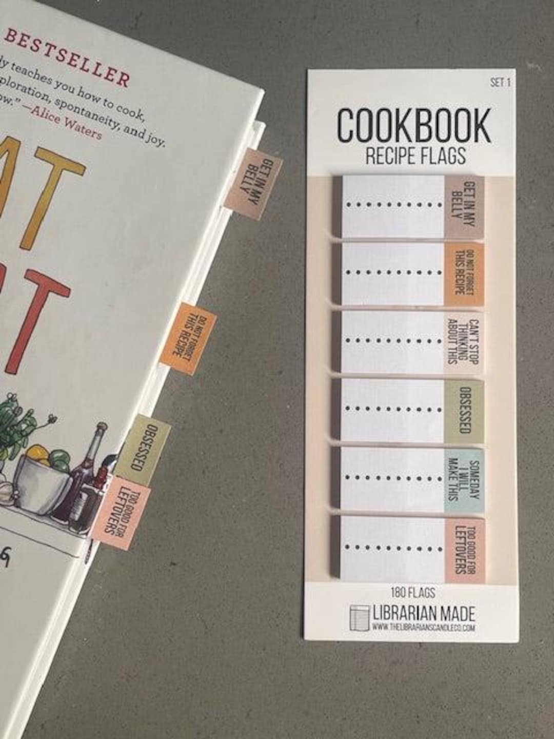 Cookbook Page Flags - Etsy