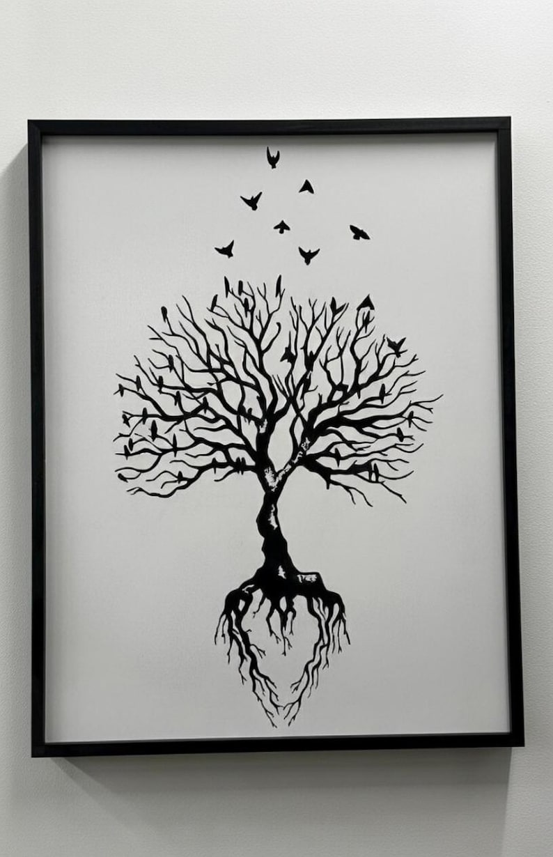 Tree of Life Electrical Panel Cover - Wood Breaker Box Art - Etsy