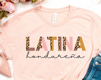 Honduras Shirt, Honduras Gifts, Latina Hondurena, Catracha Tshirt, Escudo de Honduras, Camisa de Honduras, Honduran, Hondureña, Pupusas Tee
