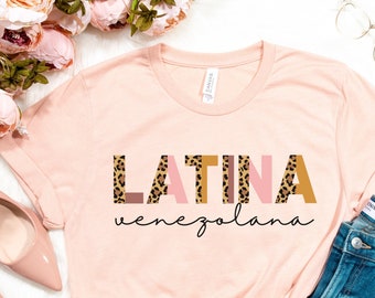 Venezuela Shirt, Latina Venezolana, Venezuelan Tshirt, Venezolana Tee, Caracas, Maracaibo, Chama, Arepas, Franela, Venezuelan T-shirt