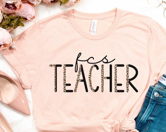 Camiseta de maestro de FCS, camiseta de ciencia familiar y del consumidor, regalo de agradecimiento al maestro, maestro de economía doméstica, graduación de maestro estudiante, regalo de graduación de FCS