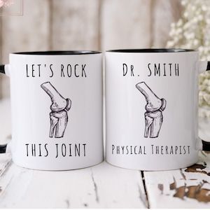 Doctor of Physical Therapy, DPT Mug, DPT Graduation Gift, New Physical Therapist, Lets Rock This Joint, Dr of Physical Therapy DPT Grad Gift