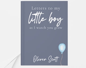 Letters to My Little Boy, Baby Shower Gift, As I watch you grow, Letters to my Son, Dear Son, Baby Boy Gift, Baby Keepsake Gift, Baby Memory