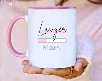 Lawyer in Progress Mug, Law School Gift, Law Student, Lawyer in the Making, Lawyers Gifts, Law Degree, Lawyer Loading Future Lawyer Attorney