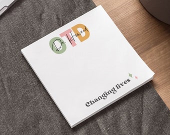Custom OTD Note Pad, Doctor of Occupational Therapy, Custom Name OTD Gift, Dr of Occupational Therapy, OTD Graduation Therapist Grad Notepad