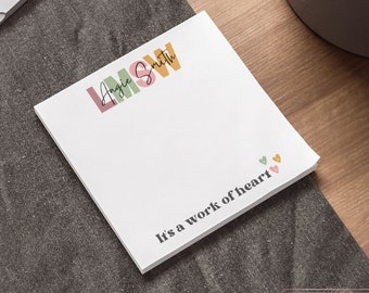 LMSW Gift Social Worker Graduation, LMSW Note Pad, Social Work, LMSW Grad Gift, Master Social Worker, Best Social Worker, Nacho Average Lmsw