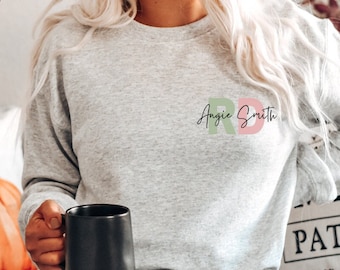 Registered Dietitian Sweatshirt, RD Shirt, RD Sweater, Personalized RD Gift, Dietitian Gifts, Dietitian Graduation Dietitian Grad, Custom rd