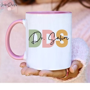 Custom DDS Doctor of Dental Surgery Mug, DDS Graduation Gift, Dentistry Gift, Dentist Cup, DDS Tumbler, Dental Surgeon, Grad Gift for Her
