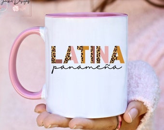 Panama Mug, Latina Panameña, Panamanian Tumbler, Panamena, Panama City Beach, Que Xopa, Arranque, Panama Gift