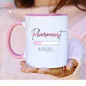 Pharmacists Gifts, Pharmacist in Progress, Mug Pharmacist, New Pharmacist, Pharmacology Test Exam, Doctor of Pharmacy Student Tumbler PharmD
