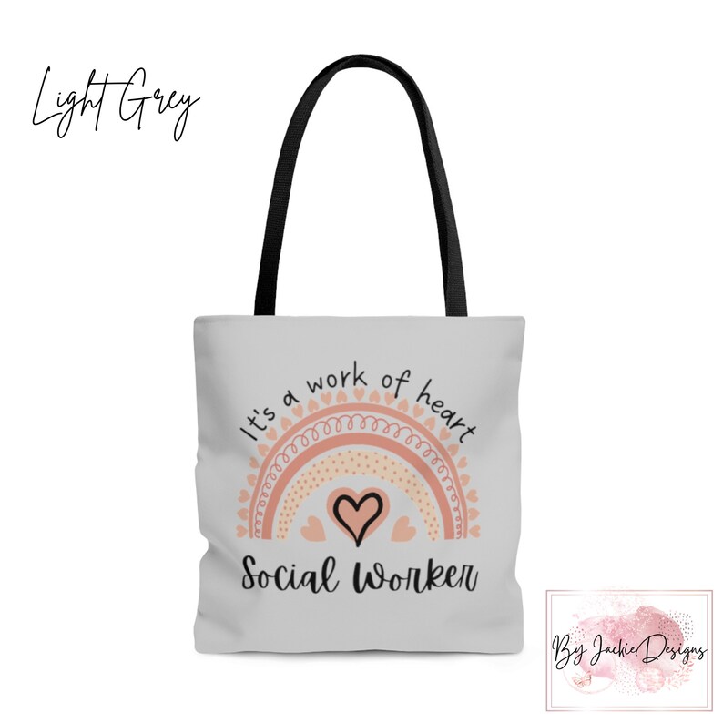 Social Work Social Worker Gift, Social Worker Tote Bag, Gift for Social Work, School Social Worker Rainbow, Best Social Worker Nacho Average