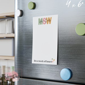 MSW Graduation Gift, Social Work Note Pad, MSW Grad Gift, Social Worker, School Social Worker, Best Social Worker, Nacho Average, LMSW