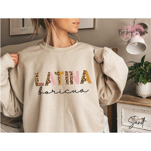 Boricua Sweatshirt, Puerto Rico Shirt, Wepa, Puerto Rico Gifts, Mujer Latina Puerto Rican Girl, Yo Soy Boricua, Proud Boricua, Chula Sweater