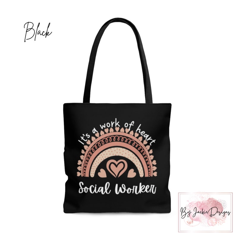 Social Work Social Worker Gift, Social Worker Tote Bag, Gift for Social Work, School Social Worker Rainbow, Best Social Worker Nacho Average