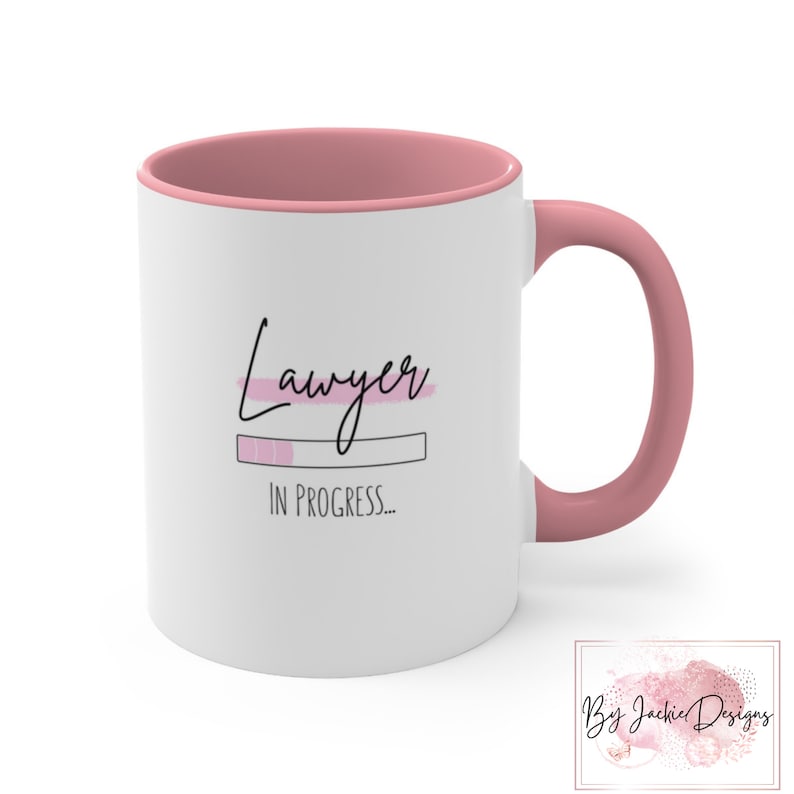 Lawyer in Progress Mug, Law School Gift, Law Student, Lawyer in the Making, Lawyers Gifts, Law Degree, Law School Survival Kit