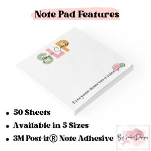 Custom SLP Gifts, Personalized Speech Therapy Note Pads, Speech Therapist Grad, Speech Therapy Gifts, Speech Language Pathology Graduation