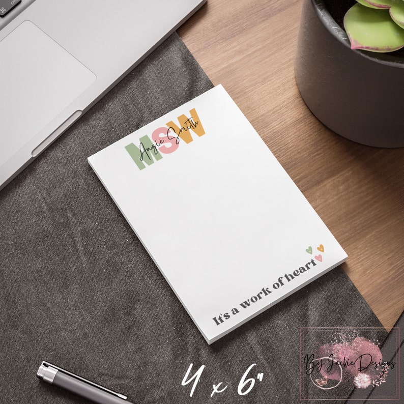 MSW Graduation Gift, Social Work Note Pad, MSW Grad Gift, Social Worker, School Social Worker, Best Social Worker, Nacho Average, LMSW