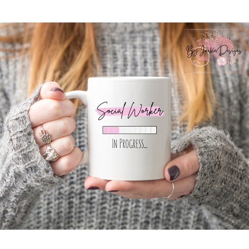 Social Worker Mug, Future Social Worker, Social Work, MSW Grad Gift, School Social Worker Loading, Social Worker in Progress, LMSW Exam Cup