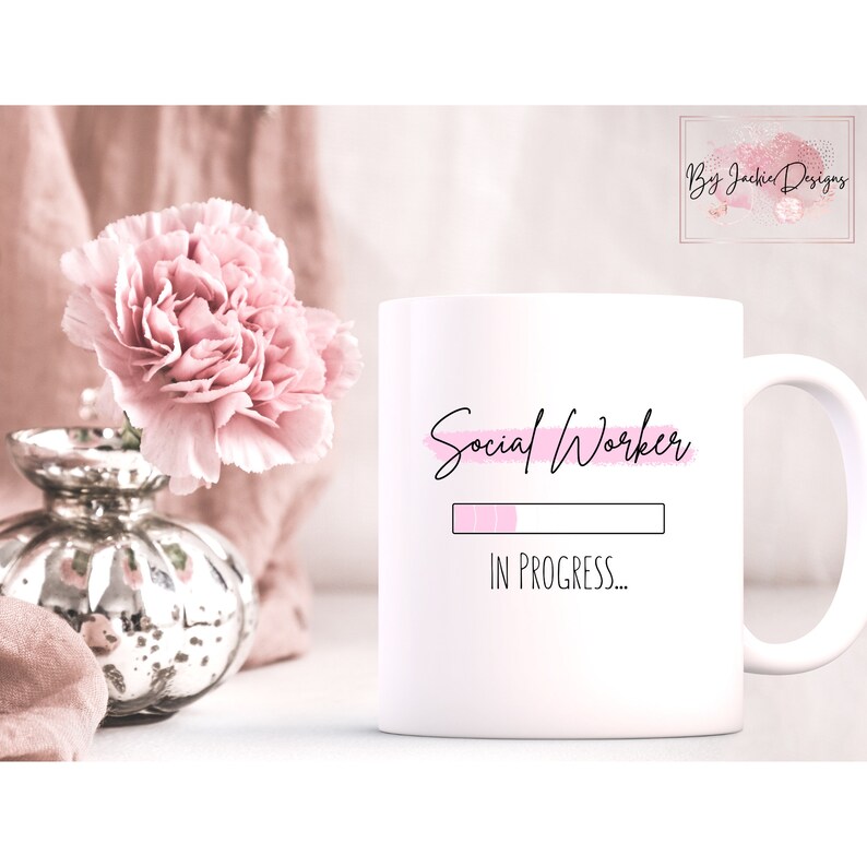 Social Worker Mug, Future Social Worker, Social Work, MSW Grad Gift, School Social Worker Loading, Social Worker in Progress, LMSW Exam Cup