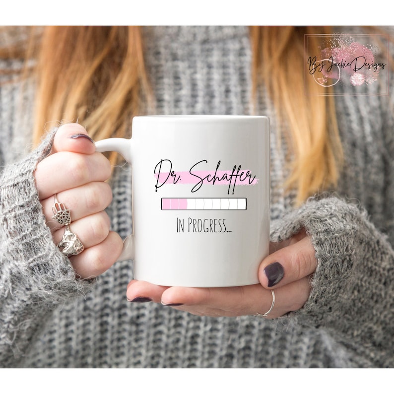 Dr. Personalized Custom Doctor Mug, It's Dr Actually, Doctor in Progress, Doctorate, Doctoral Student, PHD Gift, New Doctor, Future, Loading
